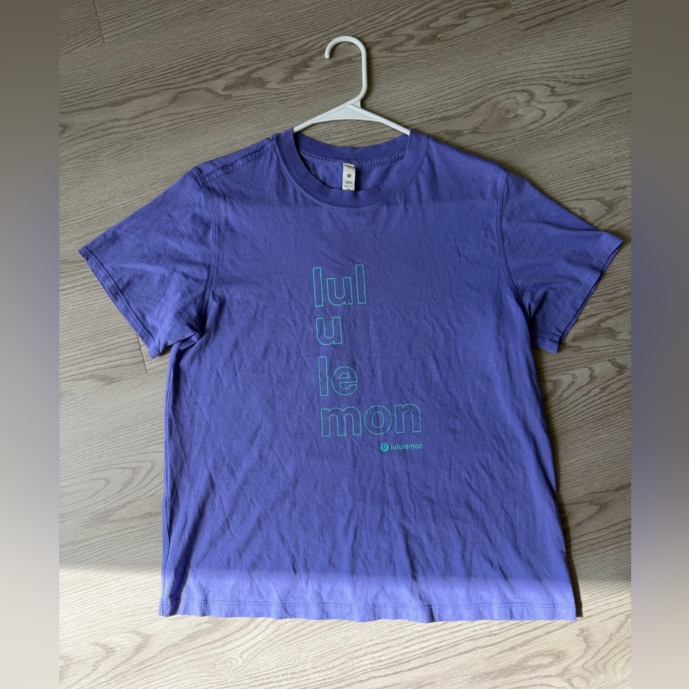 Lululemon All Yours Cotton T-shirt - Size 4 - Charged Indigo
